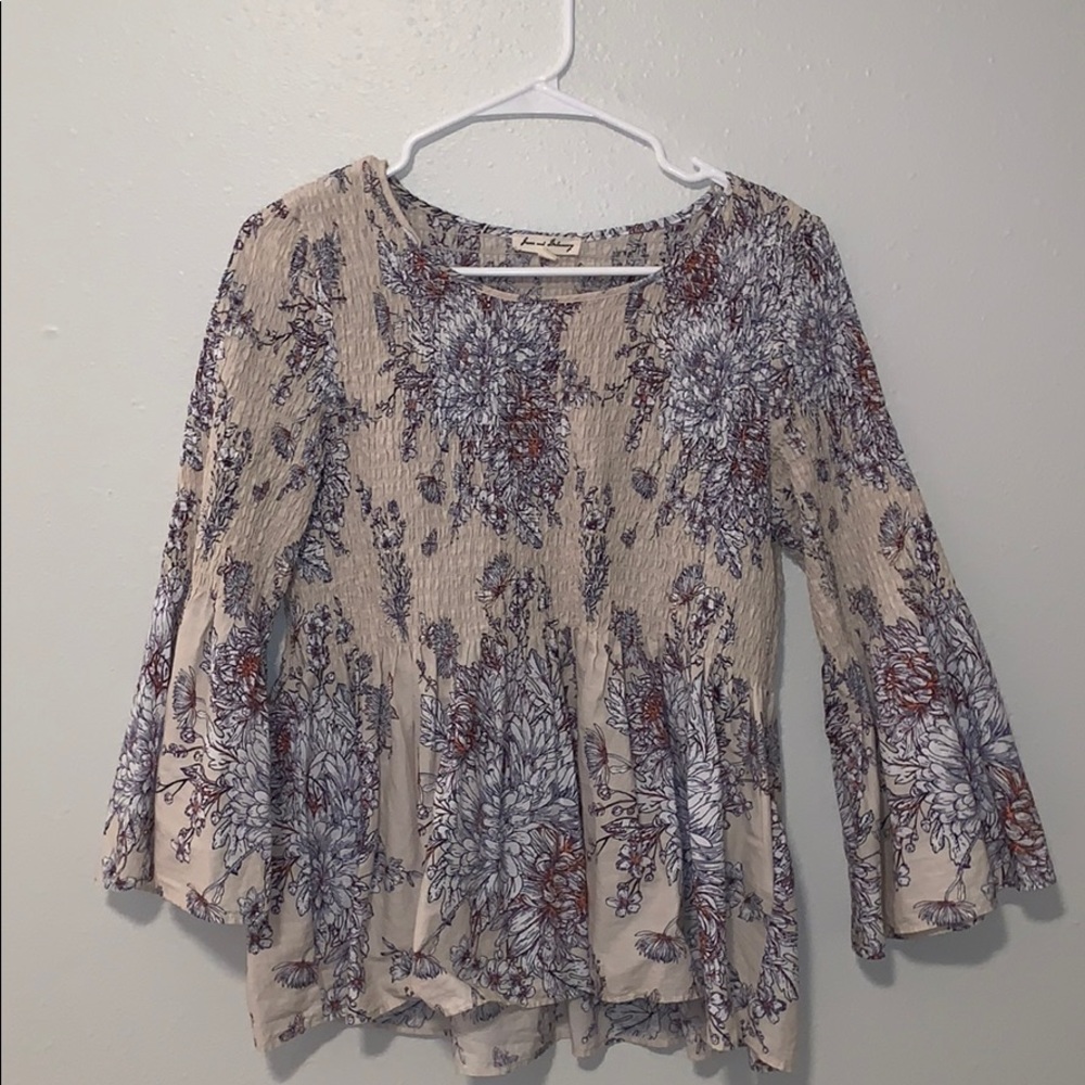 Floral Peplum Shirt